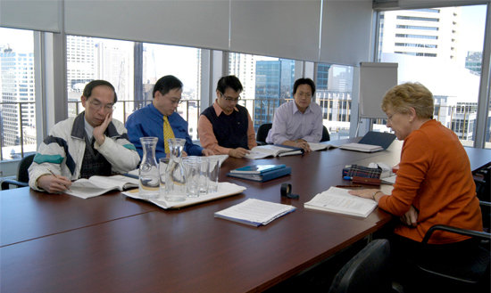 Photograph of participants at Business Writing Course.