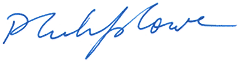 Signature of Philip Lowe