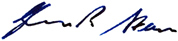 Signature of Glenn Stevens, Chairman, Reserve Bank Board