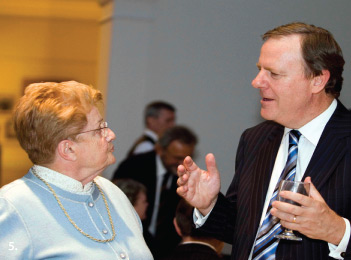 5. Anne Krueger (Johns Hopkins University) and Peter Costello (former Treasurer)