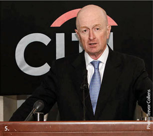 Governor Glenn Stevens delivering the American Australian Association 2011 Annual Spring Lecture. Photo: Trevor Collens