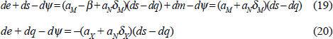 Equations 19 and 20