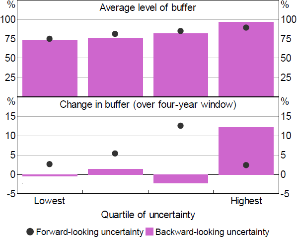 Figure 16: Liquidity Buffer by Income Uncertainty Indicator